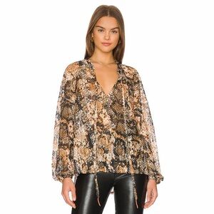 Free People Out For The Night Blouse